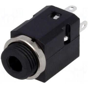 Socket | Jack 3,5mm | female | stereo | with on/of