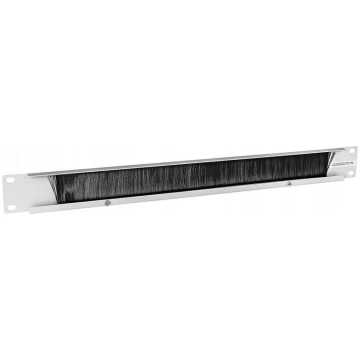 Birstes panelis 19" 1u Rack - kabeļu organizēšanai