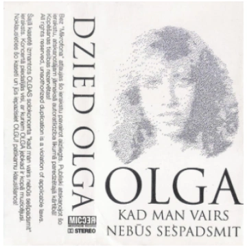 Olga Rajecka - Kad Man Vairs Nebūs Sešpadsmit, aud
