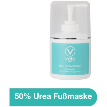 50% Urea - maska pēdu kopšanai VETO NAILS