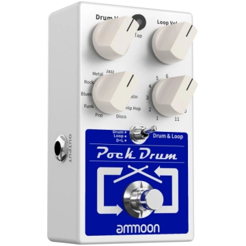 Ammoon PockDrum Drum & Loop ģitāras efektu pedālis