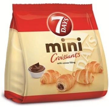 7DAYS kruasāni MINI ar kakao pildījumu 185g 450-13