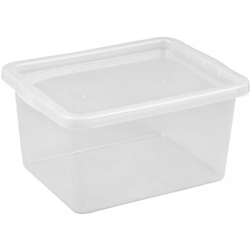 Kaste Basic 52L caurspīdīga ar vāku NHG