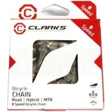Velosipēda ķēde Clarks C8E, 8 ātrumu, ar atvienoja