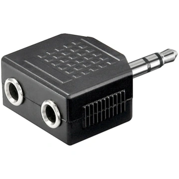 Goobay Headphone AUX adapter; 3.5 mm jack 1-to-2 1