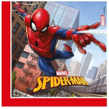 Salvetes "Spiderman" 33x33 cm, 20 gab