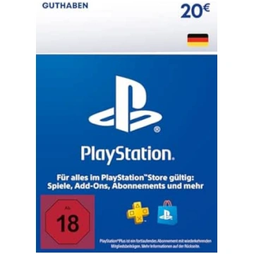 20€ PlayStation Store Gift Card | PSN German Accou