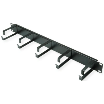1U kabeļu organizators, melns, Value | 26.99.0310 