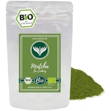 Azafran bioloģiskā matcha tējas pulvera Japānas za