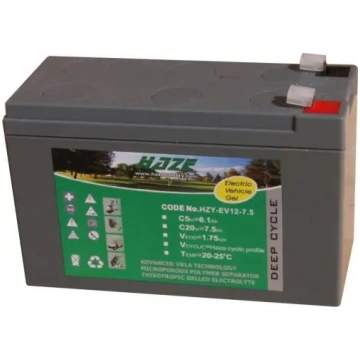 Aizvērts GEL svina-skābes akumulators HAZE HZY-EV1
