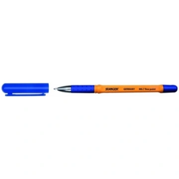STANGER Ball Point Pens 0,7 finepoint Softgrip, bl