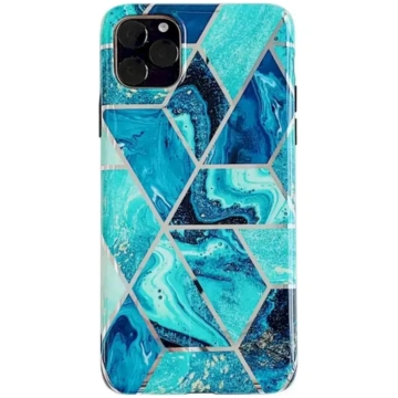 Fusion Geometric Marble Silikona Aizsargapvalks Sa
