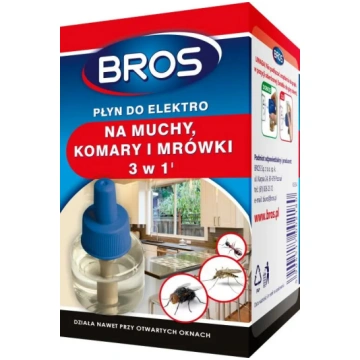 BROS šķidrums elektriskajām līdzekļām pret mušām, 