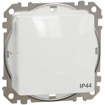 Pārslēdzis IP44 10AX, balts, Sedna Design Schneide
