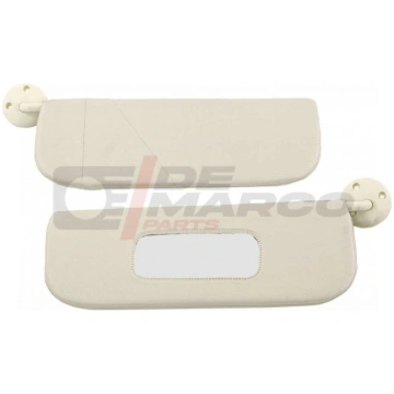 Sun visor (pair) beige for Renault 4 Made in Europ