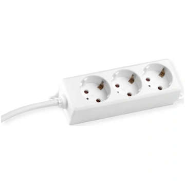 Bachmann SELLY socket strip 3x earthing contact, m