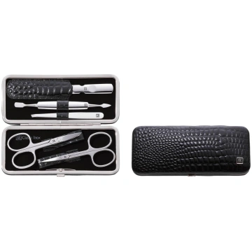 Zwilling CLASSIC INOX Croco Manicure Set black 5 p