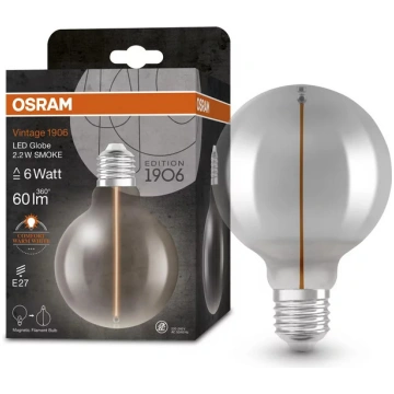 Spuldze Osram Vintage 1906 LED, G95, 1800 °K, E27,