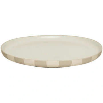 Brokastu šķīvis Toppu, 20 cm, melnbalts OYOY