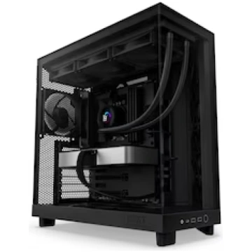 NZXT H6 Flow Mid-Tower Gaming Case with Black Glas