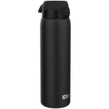 Ūdens pudele, nerūsējošais tērauds, 920 ml, Melns