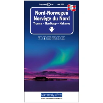 Kümmerly+Frey Regional-Strassenkarte 5 Nord-Norweg