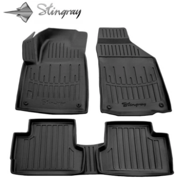 Paklājiņi 3D JEEP Cherokee KL 2013->, 5 gab. black