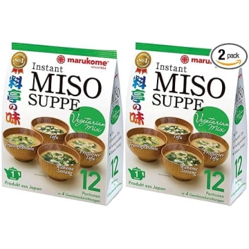 MARUKOME Miso zupa pasta veģetāriešiem Dark Ryotei