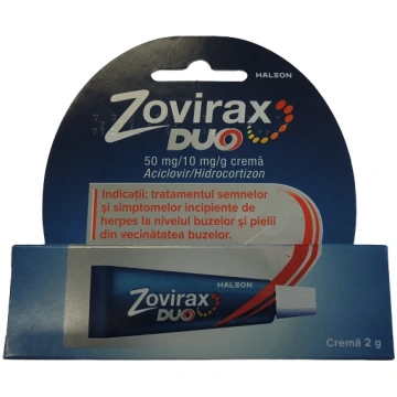 Zovirax Duo 50 mg/10 mg/g krēms, 2 g