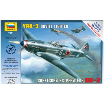 Yakovlev Yak-3 Soviet fighter Zvezda