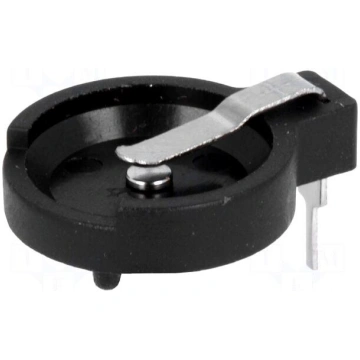 Socket | Mounting: THT,horizontal | Batt.no: 1 | Ø