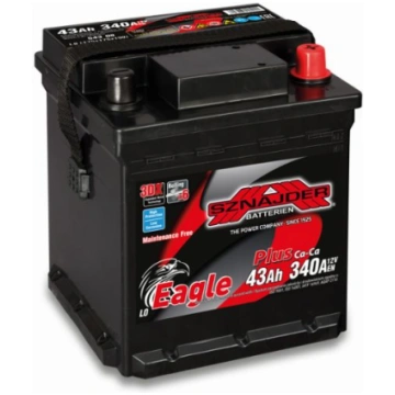 Auto akumulators 12 V / 43 AH / 340 A EN SZNAJDER 