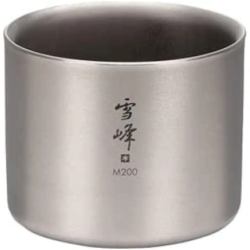 Snow Peak M200 Titanium Double Wall Stacking Cup G