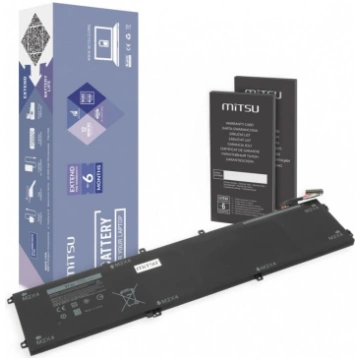 Akumulators dell xps 15 9550 - 6gtpy 8500 mah (97 