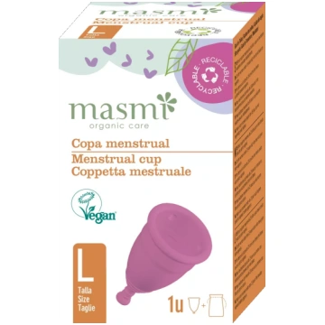 MASMI L menstruālā piltuve, 1 gab
