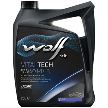 Motoreļļa WOLF 5W40 PI C3 5L
