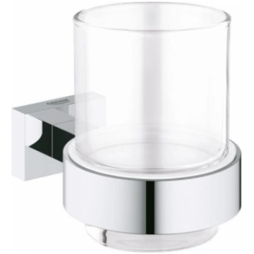 Grohe glāze ar turētāju Essentials Cube, hroms 407