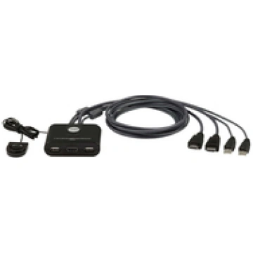 Aten 2-Port USB FHD HDMI Cable KVM Switch CS22HF (