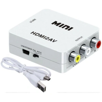 USB adaptera audio mūzikas mainītāji, HDMI uz AV/R