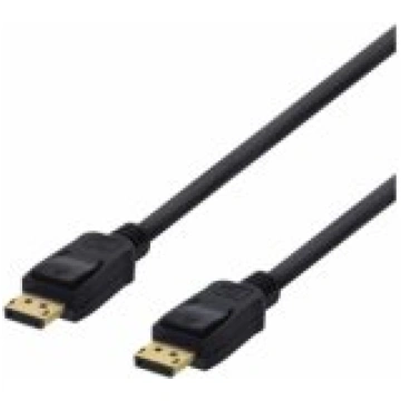 Deltaco monitor cable DisplayPort 4K 60Hz 15m blac