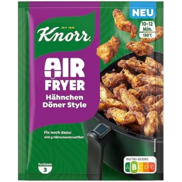 „Knorr Fix“ gaisa fritezes vistas kebabs — ātrs pu