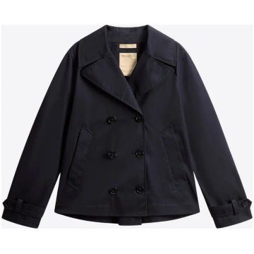 PEACOAT IN PURO COTONE - BLUE / XS