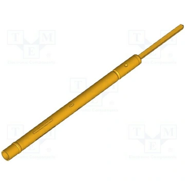 Test probe socket; gold-plated; KS-100; Features: 