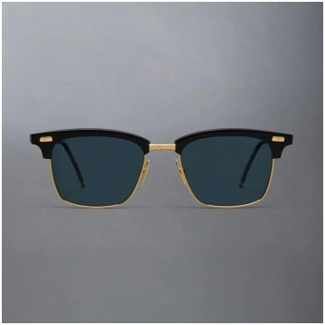 Thom Brown ACETATE AND TITANIUM RECTANGULAR SUNGLA