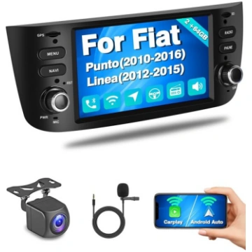Hikity Android automašīnas radio Carplay Fiat Punt