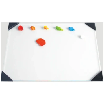 Tavolozza in Vetro Temperato Bianco POSH® Masterso