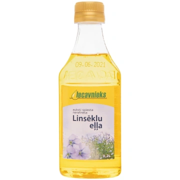 Linsēklu eļļa auksti spiesta, 200 ml