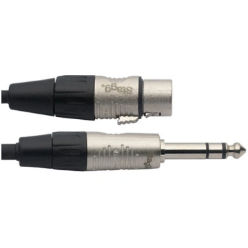 Stagg REAN XLR /f - 6.35mm TRS 3m
