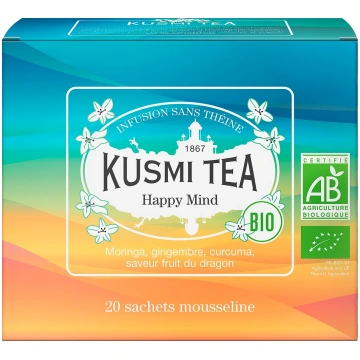 Tēja Bio Happy Mind skārdene 100 g Kusmi