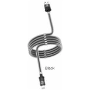 iKaku KSC-350 USB to Lightning 3.2A 1m Black vads 